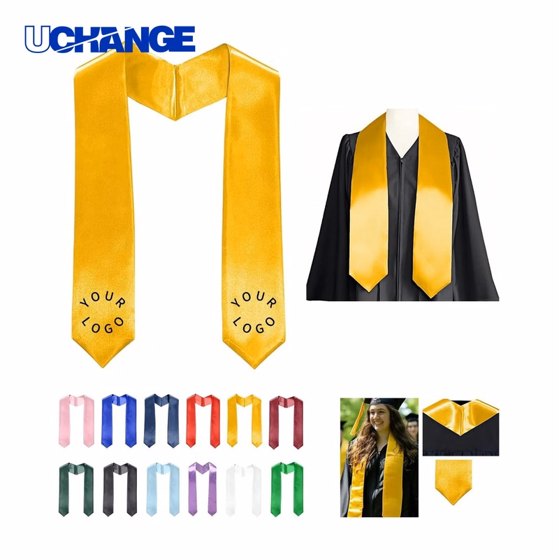 Satin Graduation Stole Sash for Ceremonies