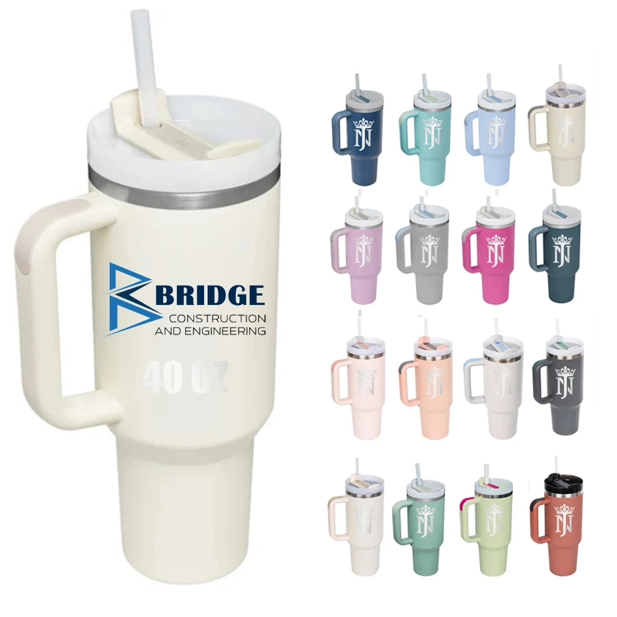 40 OZ Quencher H2.0 Iceflow Stainless Stee Tumbler 1