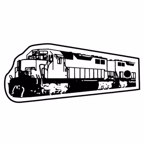 Train Engine Key Tag - Spot Color