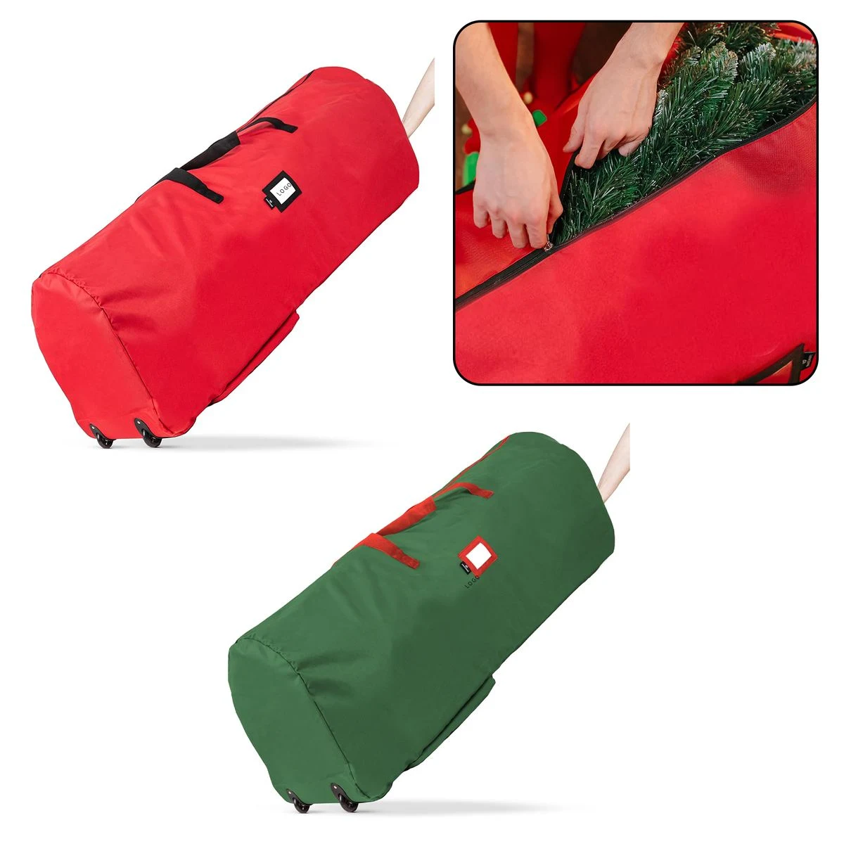 Rolling Christmas Tree Storage Bag 1