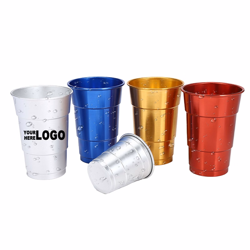 Sustainable Branded Reusable Aluminum Tumbler