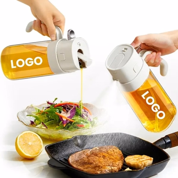 550ml Glass Auto Flip Cap Olive Oil Dispenser Bottle