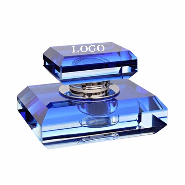 Square Crystal Car Perfume Bottle