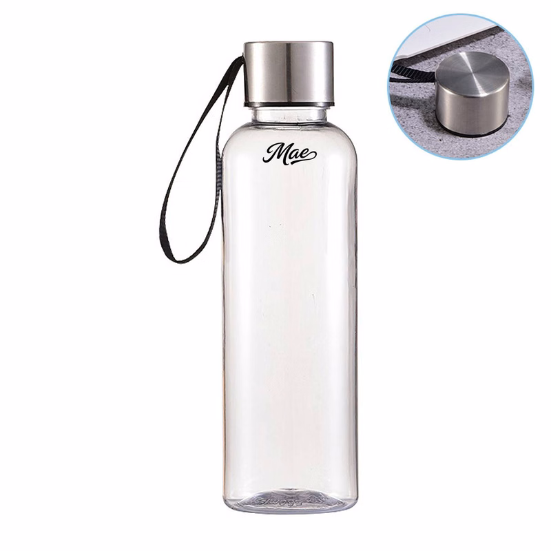 18.5oz BPA Free Plastic Water Bottles w/ Strap