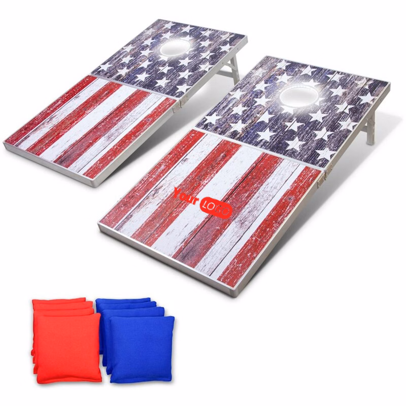 American Flag Cornhole Game Set