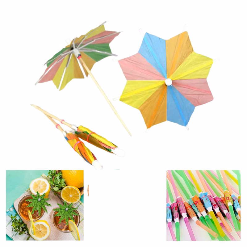 Decorative Cocktail Umbrella Picks for Events