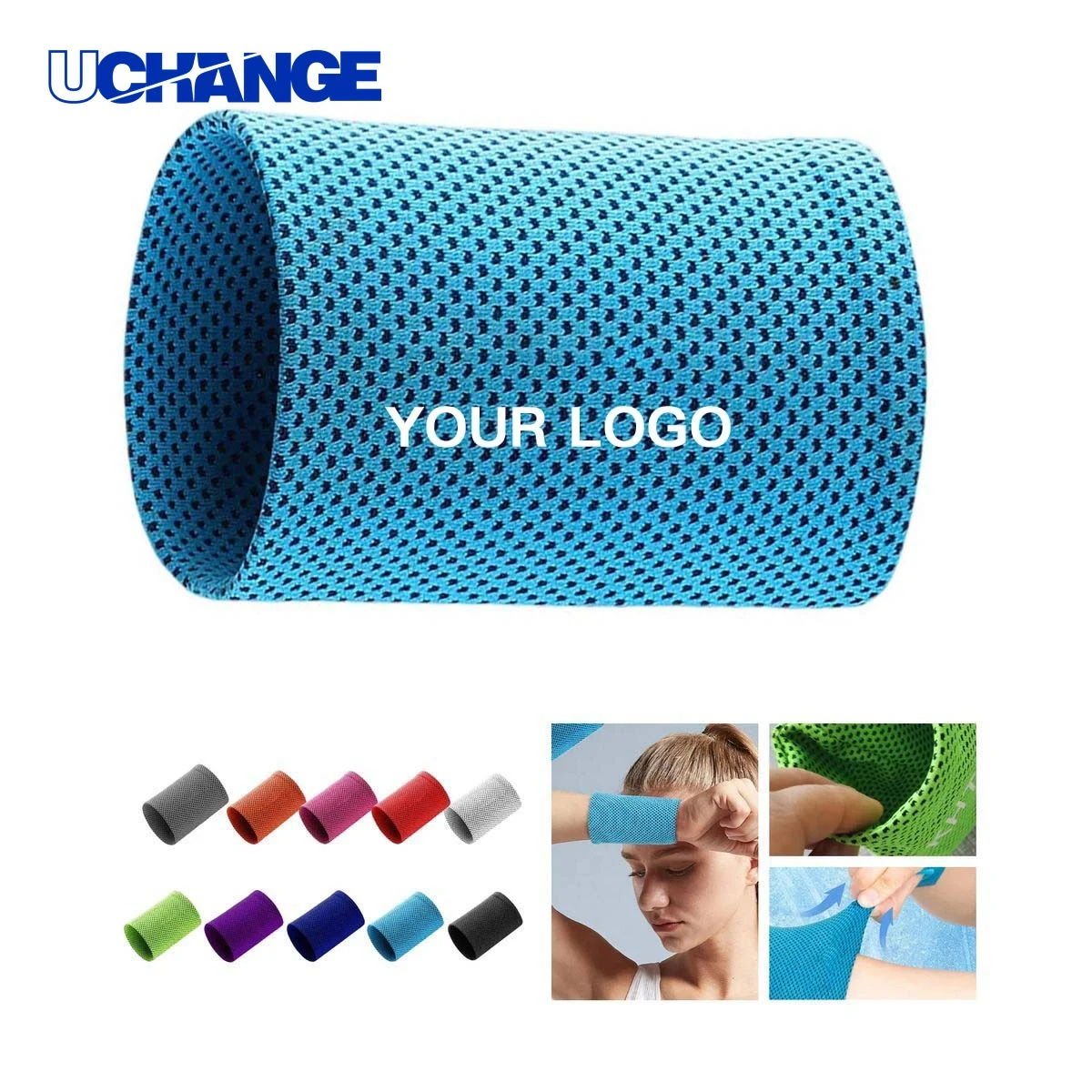 Durable Polyester Wristband Band for Fitness and Sports 1