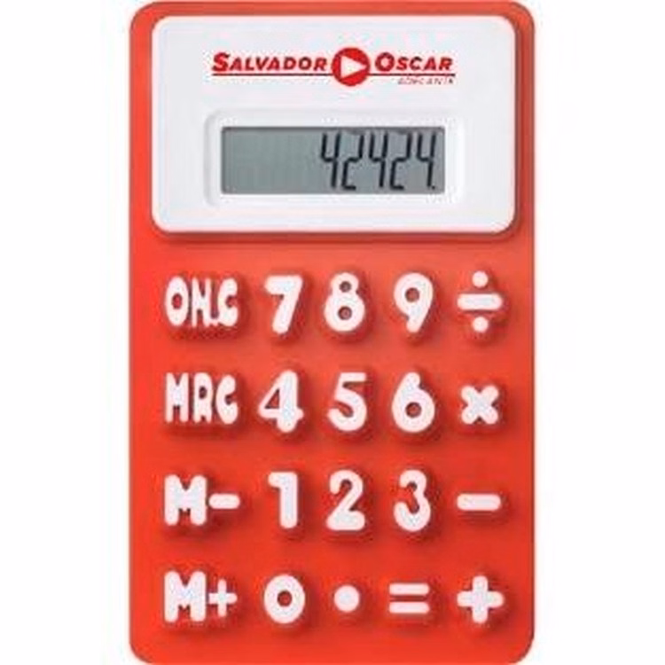 8 Digital Flexible Silicone Calculator