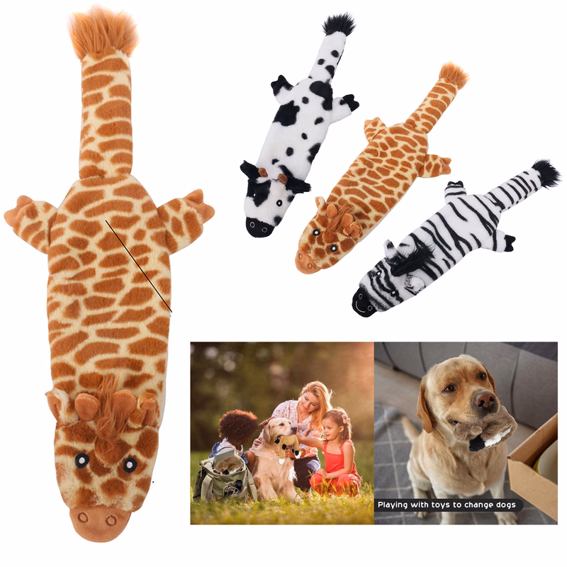 Crinkle Dog Squeaky Toy