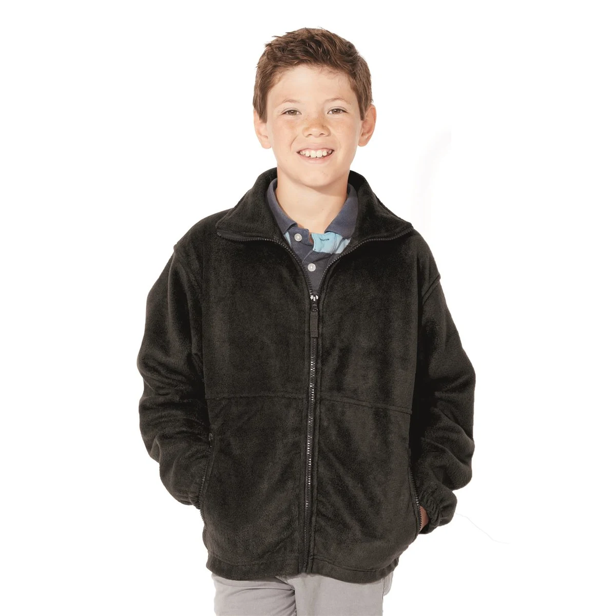 Youth Fleece Full-Zip Jacket - 4061 1