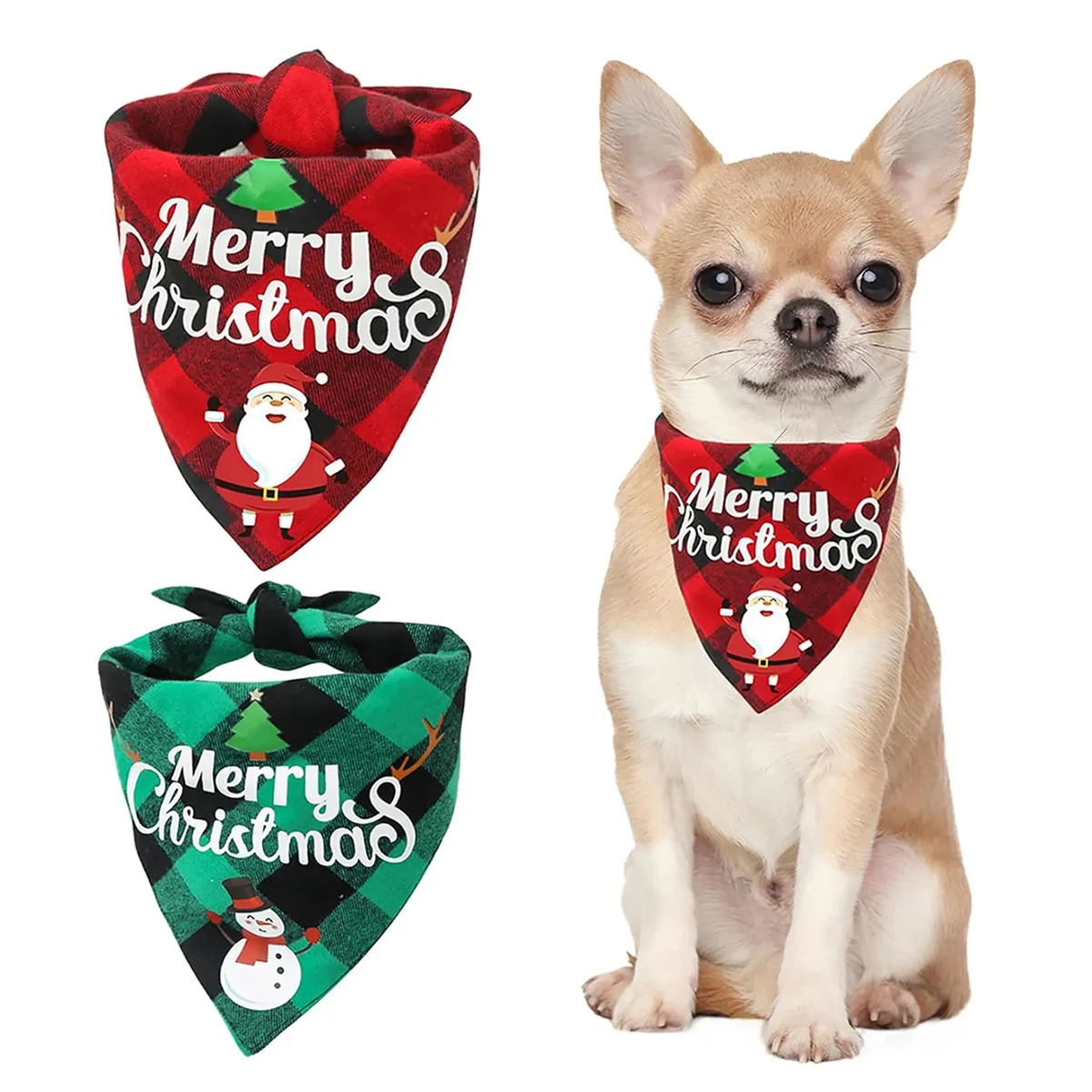Pet bib Christmas atmosphere 1