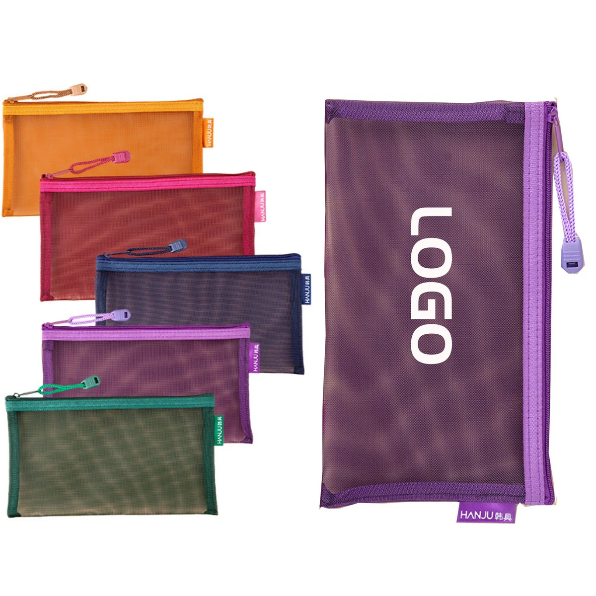 Clear Zipper Pencil Case 1