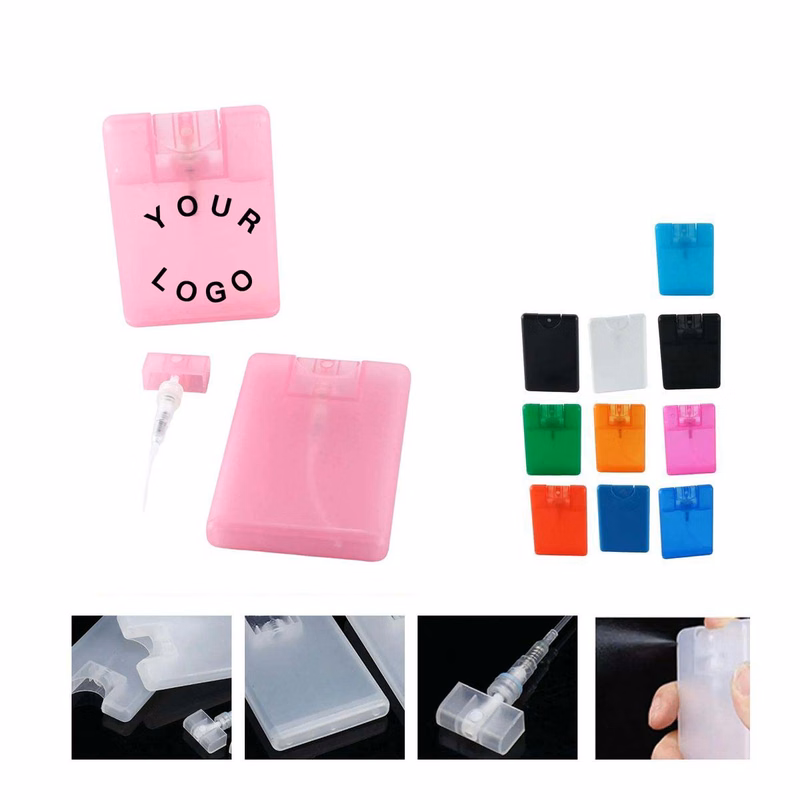 Pocket Sanitizer Spray Bottle Card Shape