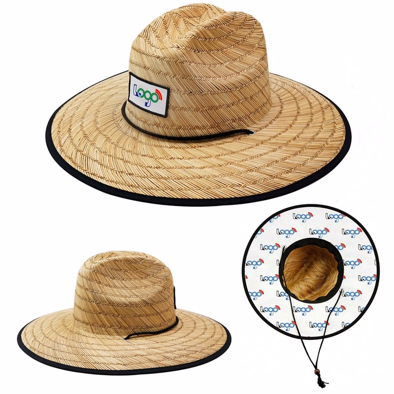 Wide Brim Beach Sun Lifeguard Straw Hat