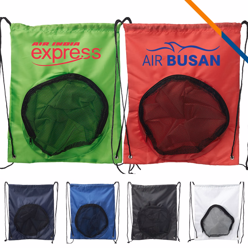 Amor Ball Carrier Drawstring Backpacks