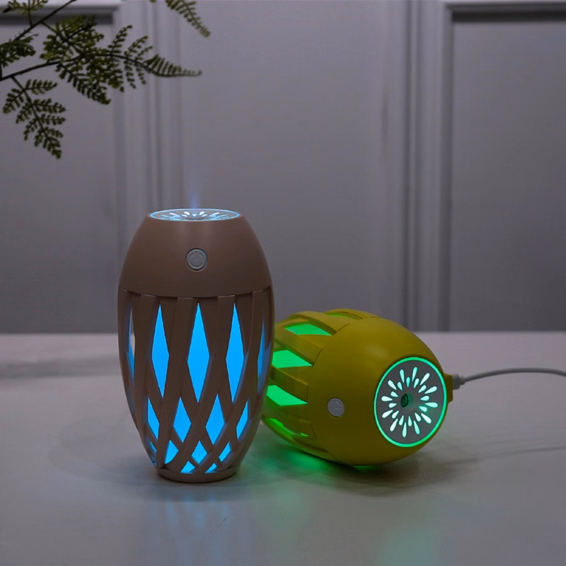 Olive Shape Humidifier with LED Colorful Light