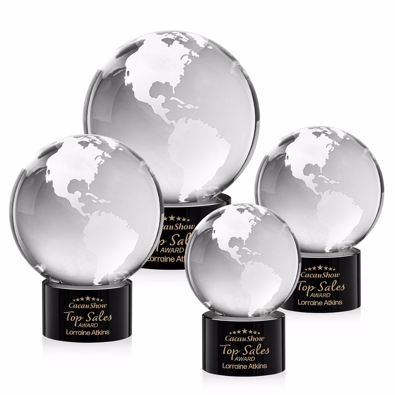 Globe Award on Marvel Base - Black