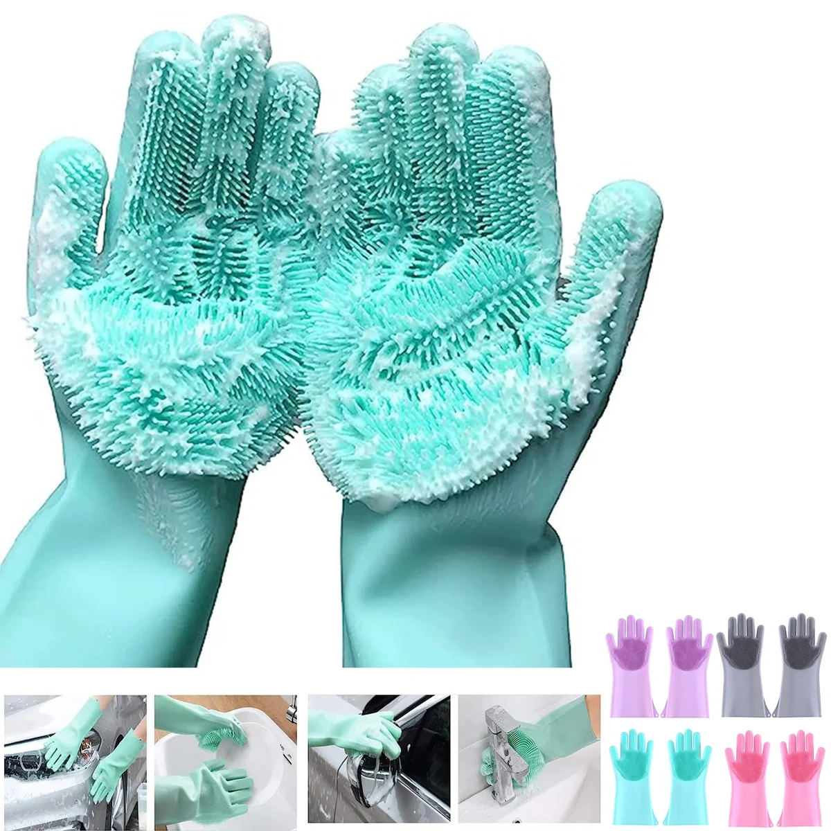 Reusable Dish Washing Gloves 1