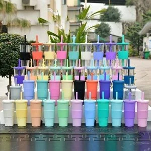 24oz Reusable Double Wall Cold Drinks Tumbler 1