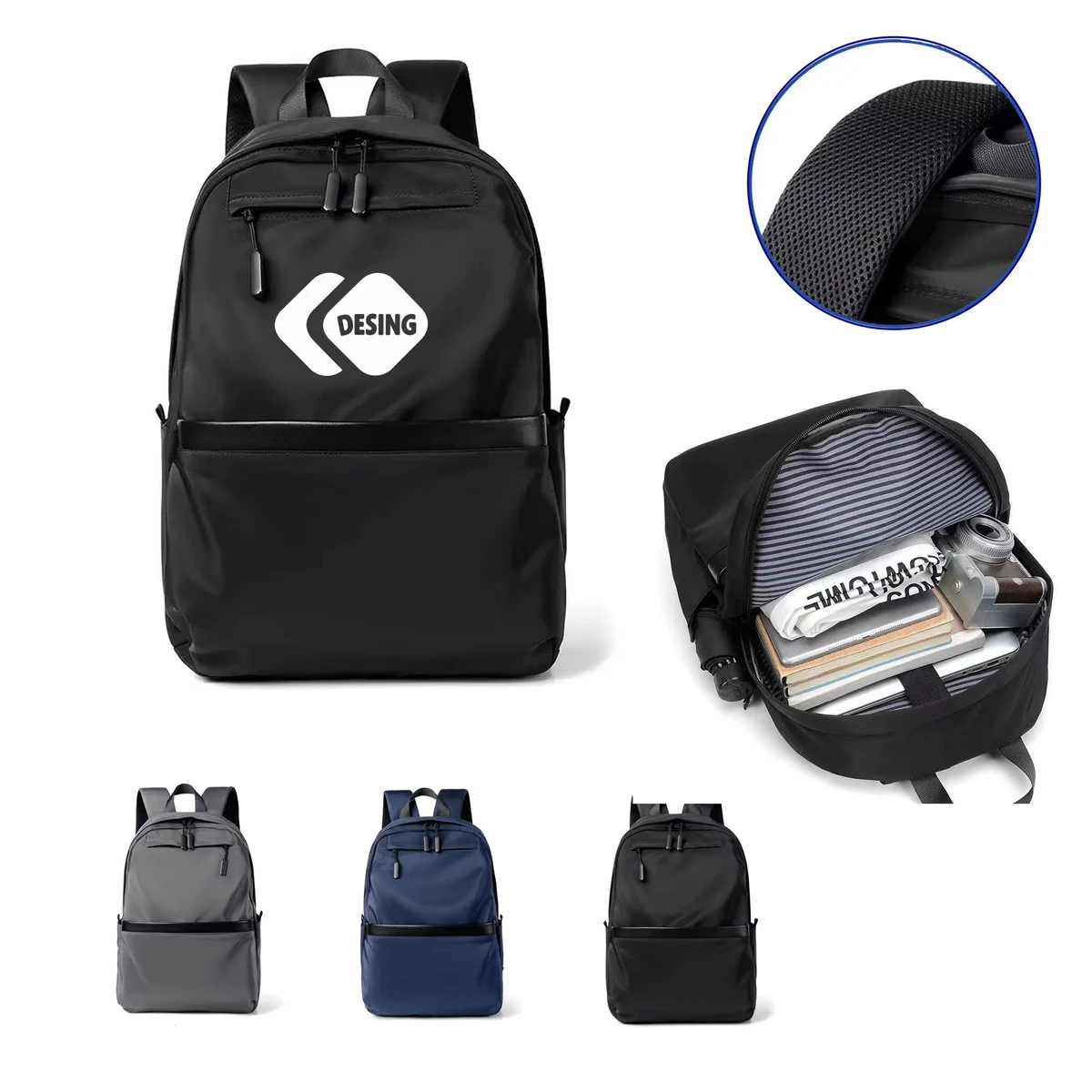 Large Capacity Laptop Backpack With Padded Straps 1