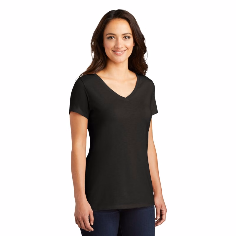 District Women's Perfect Tri V-Neck Tee.