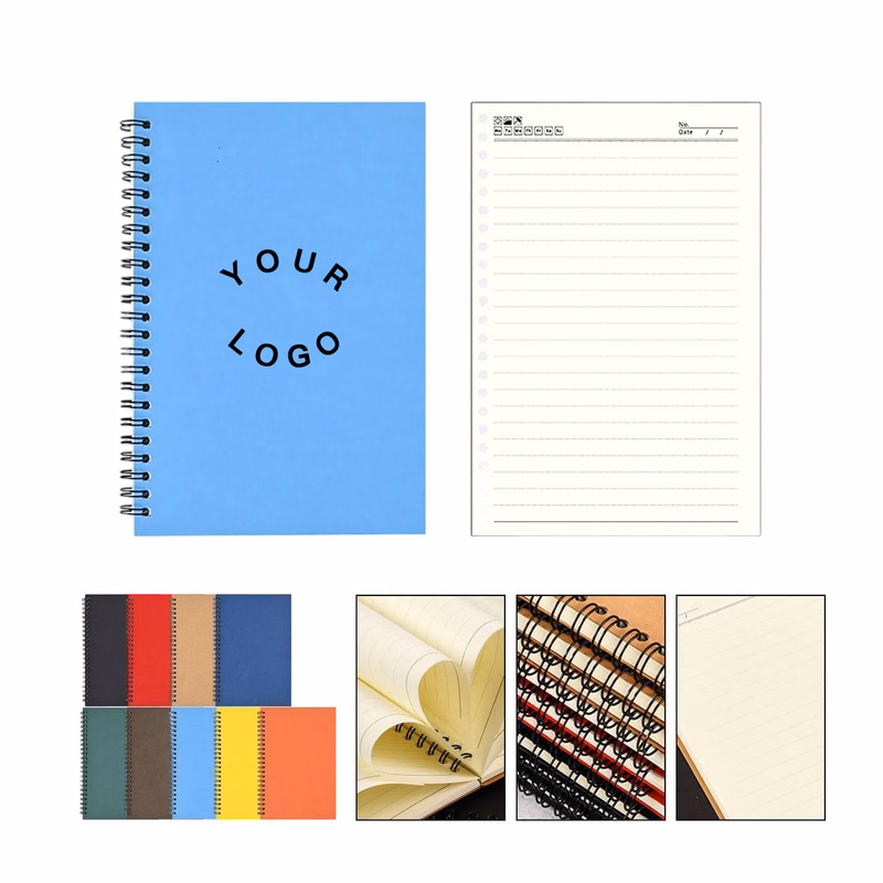 A5 Spiral Notebook with Lined Pages