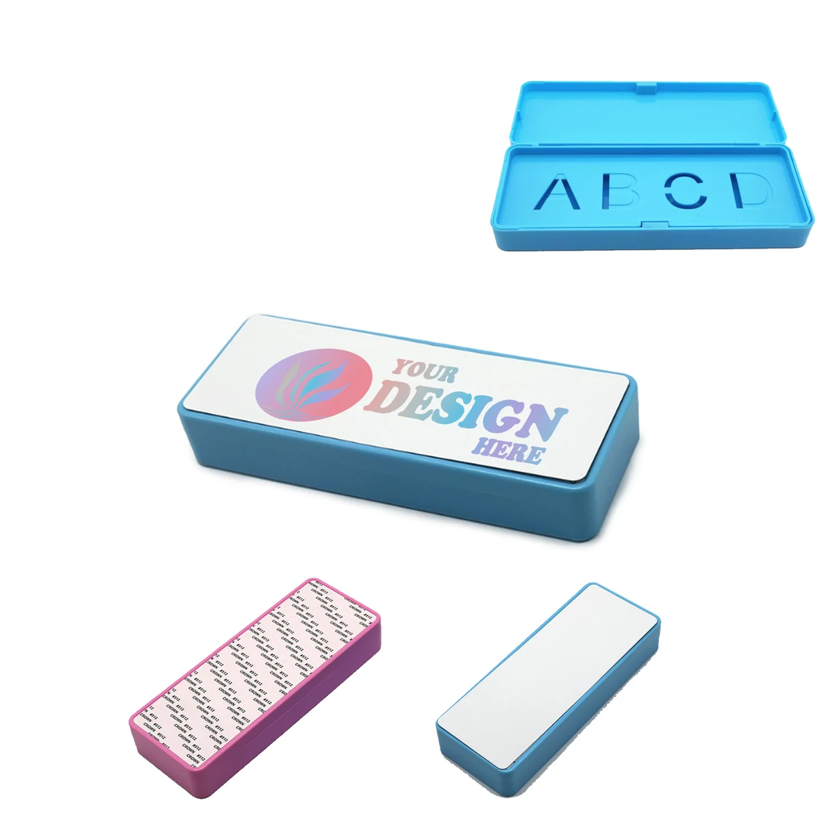 Plastic Double Layer Pencil Case 1
