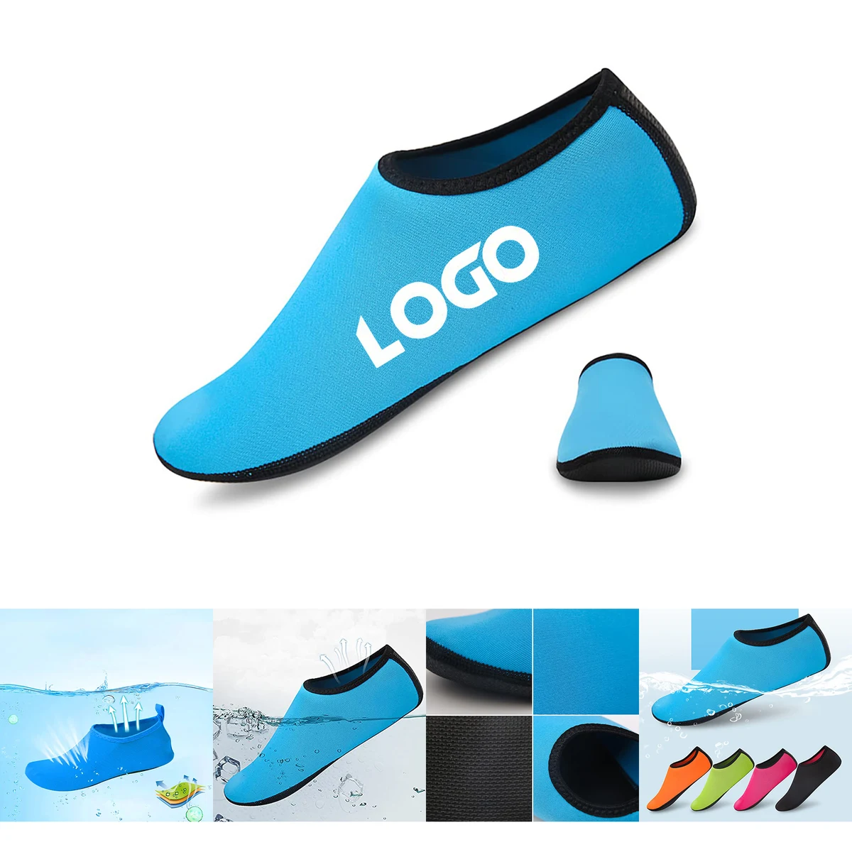 Barefoot Swimming Pool Surf Aqua Socks 1