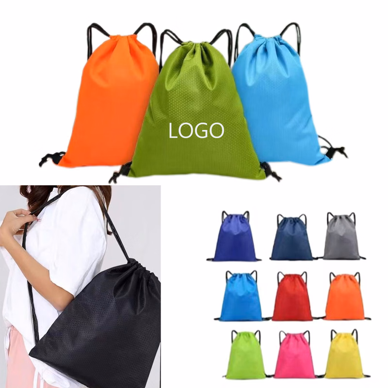 Football Drawstring Backpack