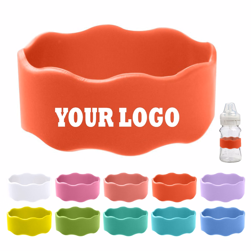 Silicone Baby Bottle Grip Sleeve