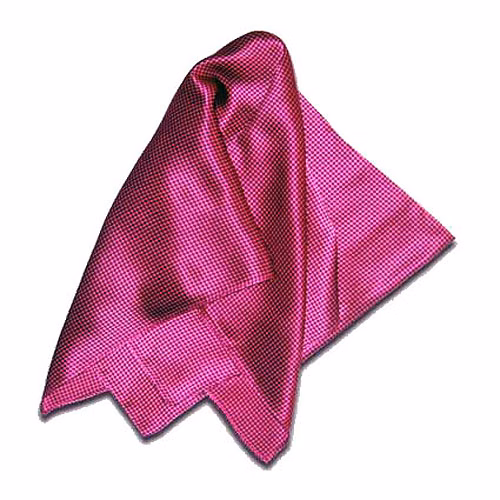 Pink Carlton Silk Scarf - 21"x21"