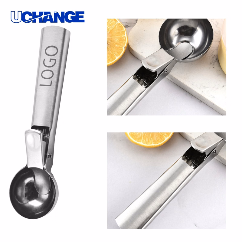 Versatile Stainless Steel Ice Cream Scoop for Home Use