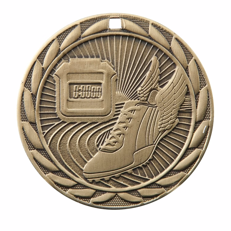 Track Fe Iron Medal 2"