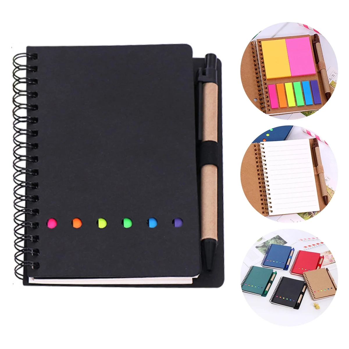 Spiral Notebook With Pen Journal Diary 1