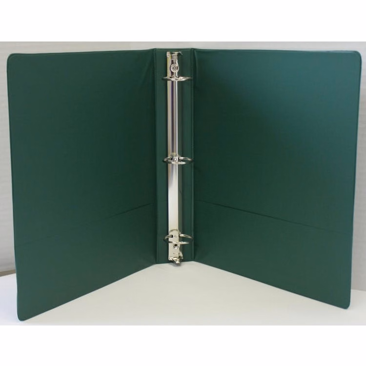 1.5" Binders - Dark Green 2 Inside Pockets 3-Rings