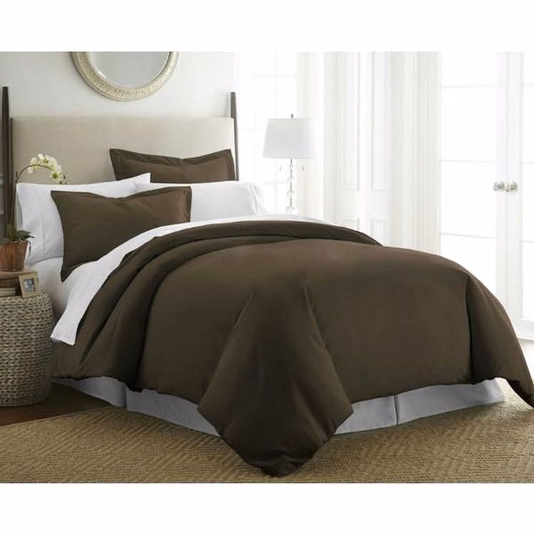 Duvet Cover Sets - Chocolate Full-Queen 3 Piece