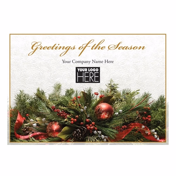 Magical Mantel Holiday Logo Cards