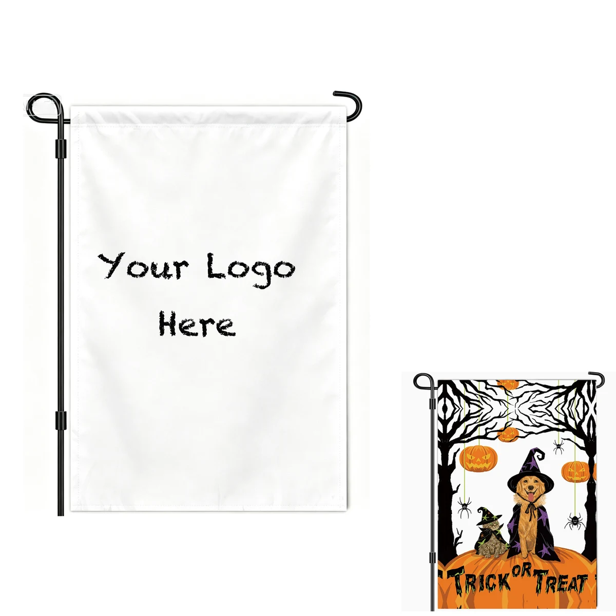 Custom Double-Sided Holiday Garden Flag 1