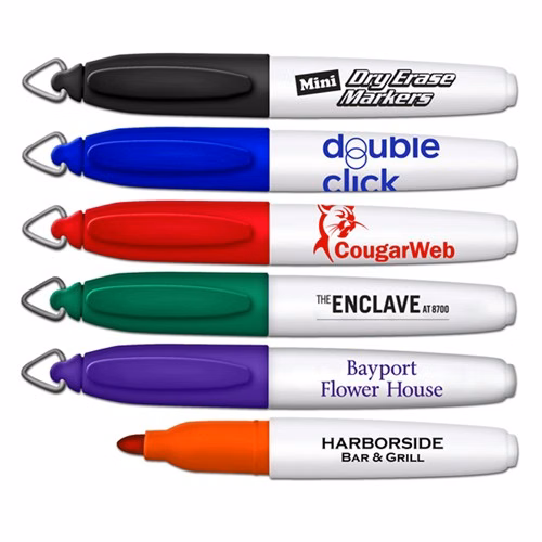 Mini Dry Erase Marker with Key Ring Cap
