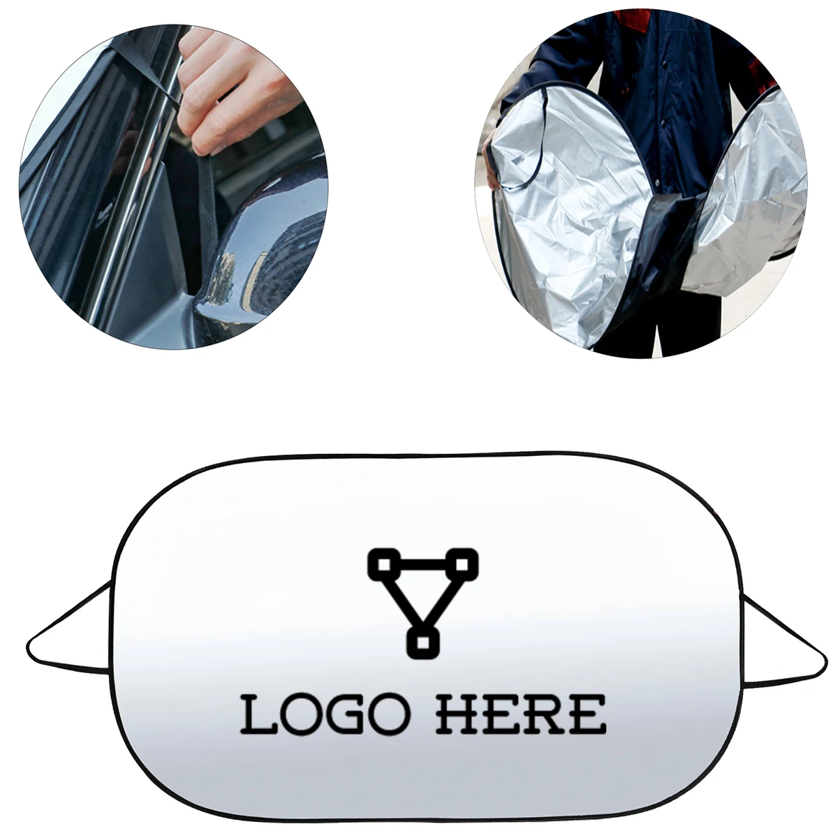 Foldable Automotive Windshield Sun Shield 1