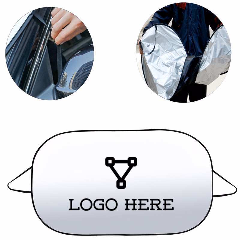 Foldable Automotive Windshield Sun Shield