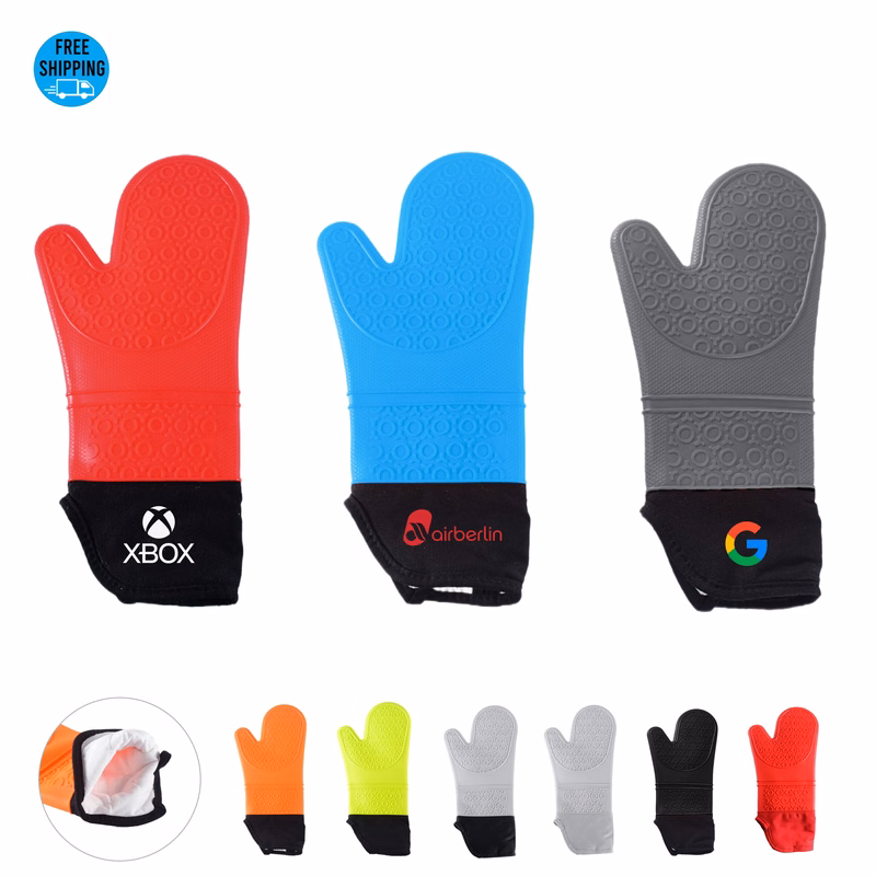 Silicone Oven Mitt 15" - OCEAN