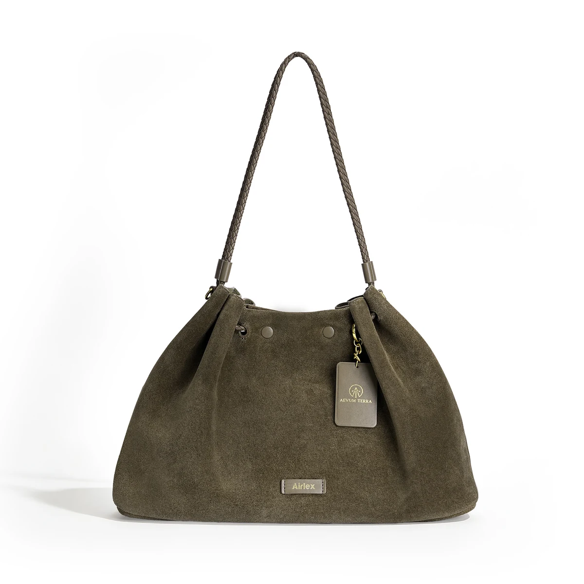 AEVUM TERRA™ Suede Drawstring Shoulder & Crossbody Bag 1