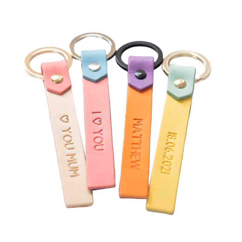 Leather Key Wristlet