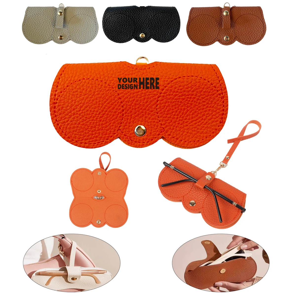 Anti-Scratch Sunglasses Pouch - Portable Design 1