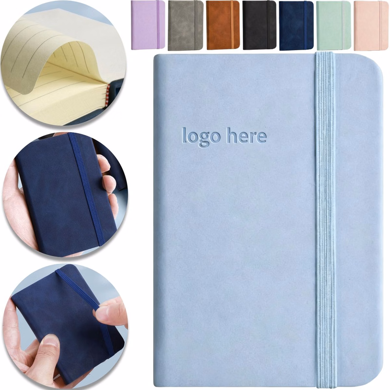 PU?Covered Pocket Notebook, 3 by 4.3 Inches
