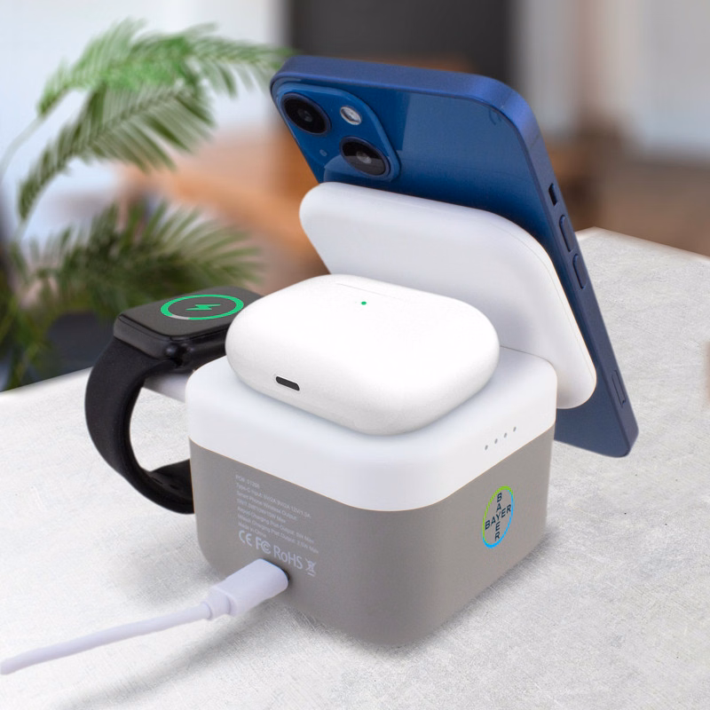 Chi-Charge Modular 3-in-1 Wireless Charger