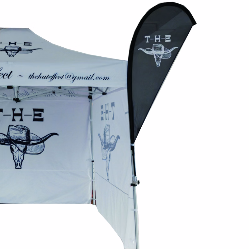 Snap-on Teardrop Flag