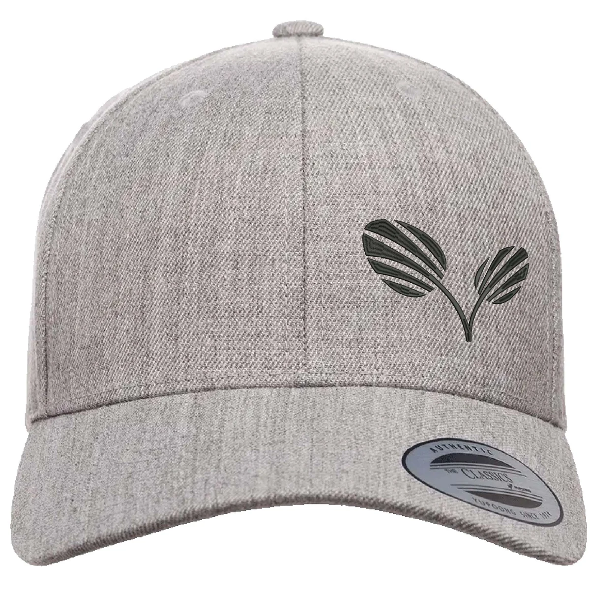 Yupoong 6789M YP Classics Premium Curved Visor Snapback Hat with Embroidery 1