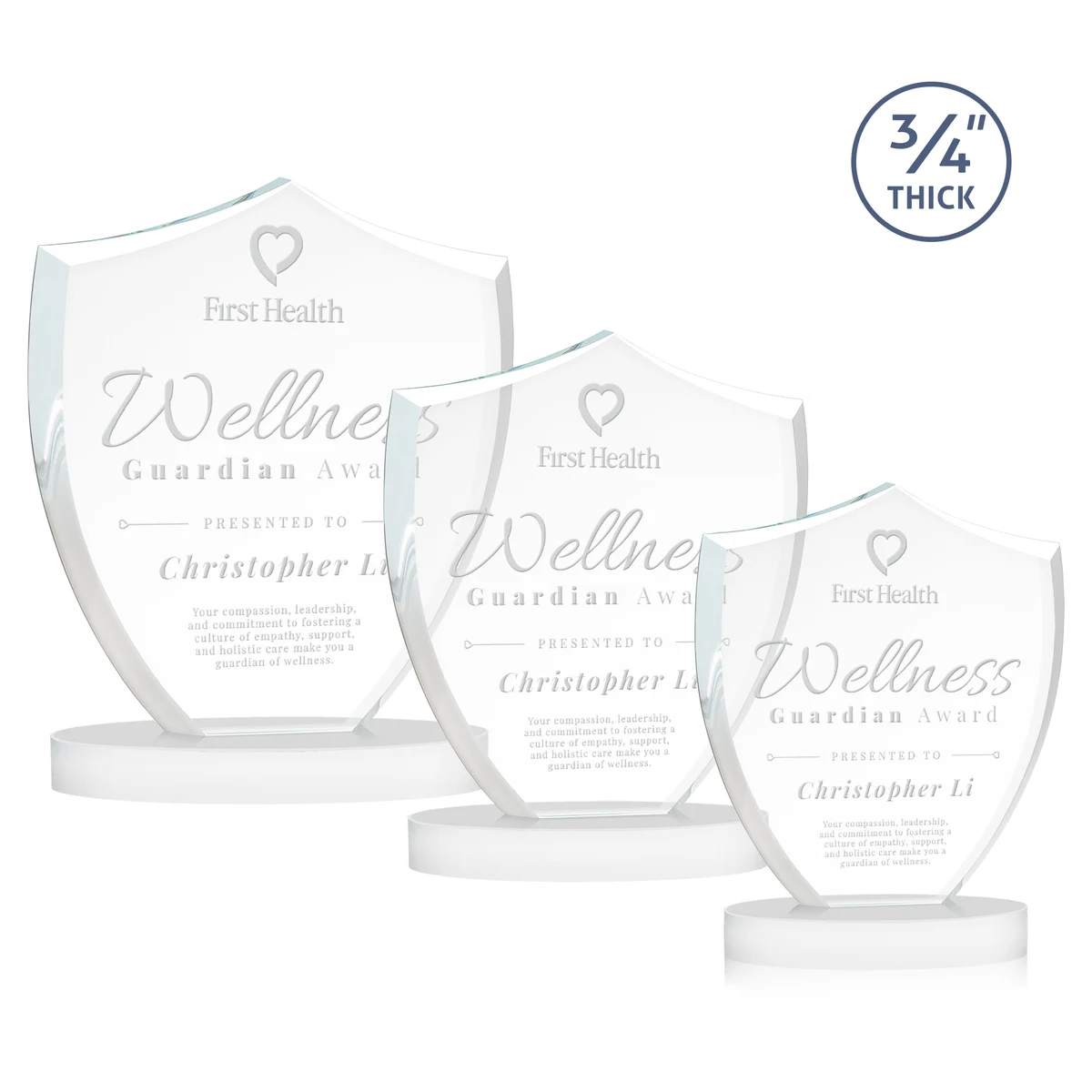 Scudo Shield on Alberton Base - White 1